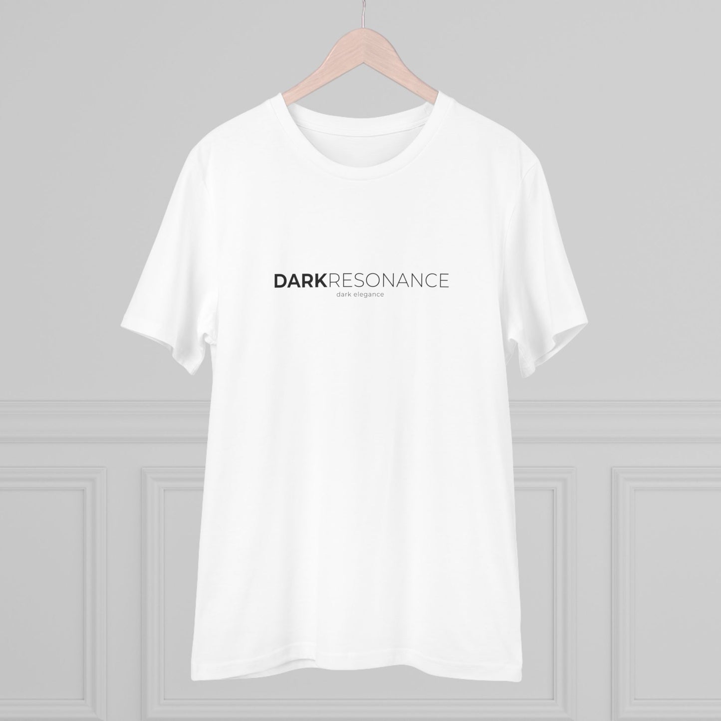 Dark elegance t-shirt - DR logo - Organic Creator T-shirt - Unisex