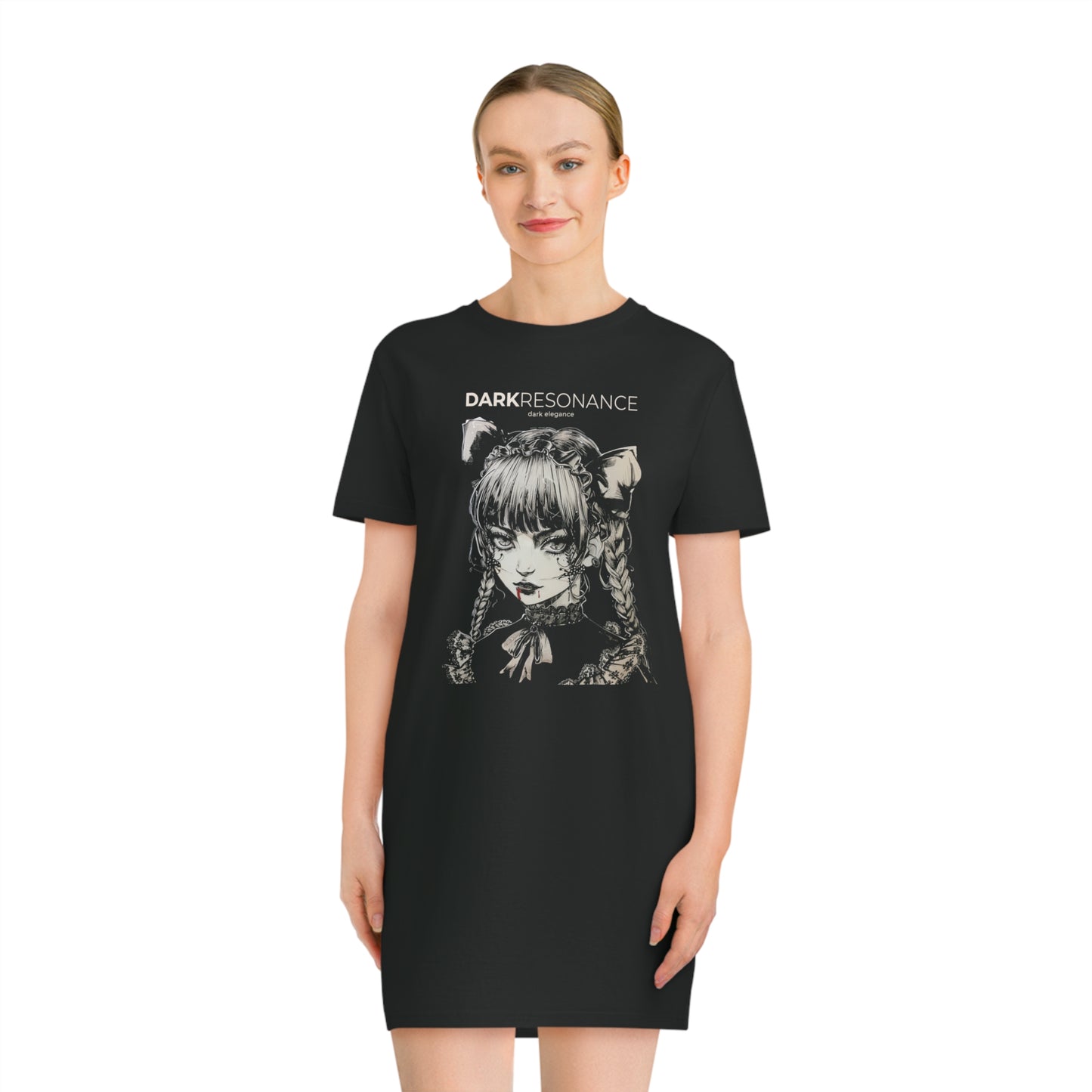 Dark t-shirt - Vampire Girl - Spinner T-Shirt Dress