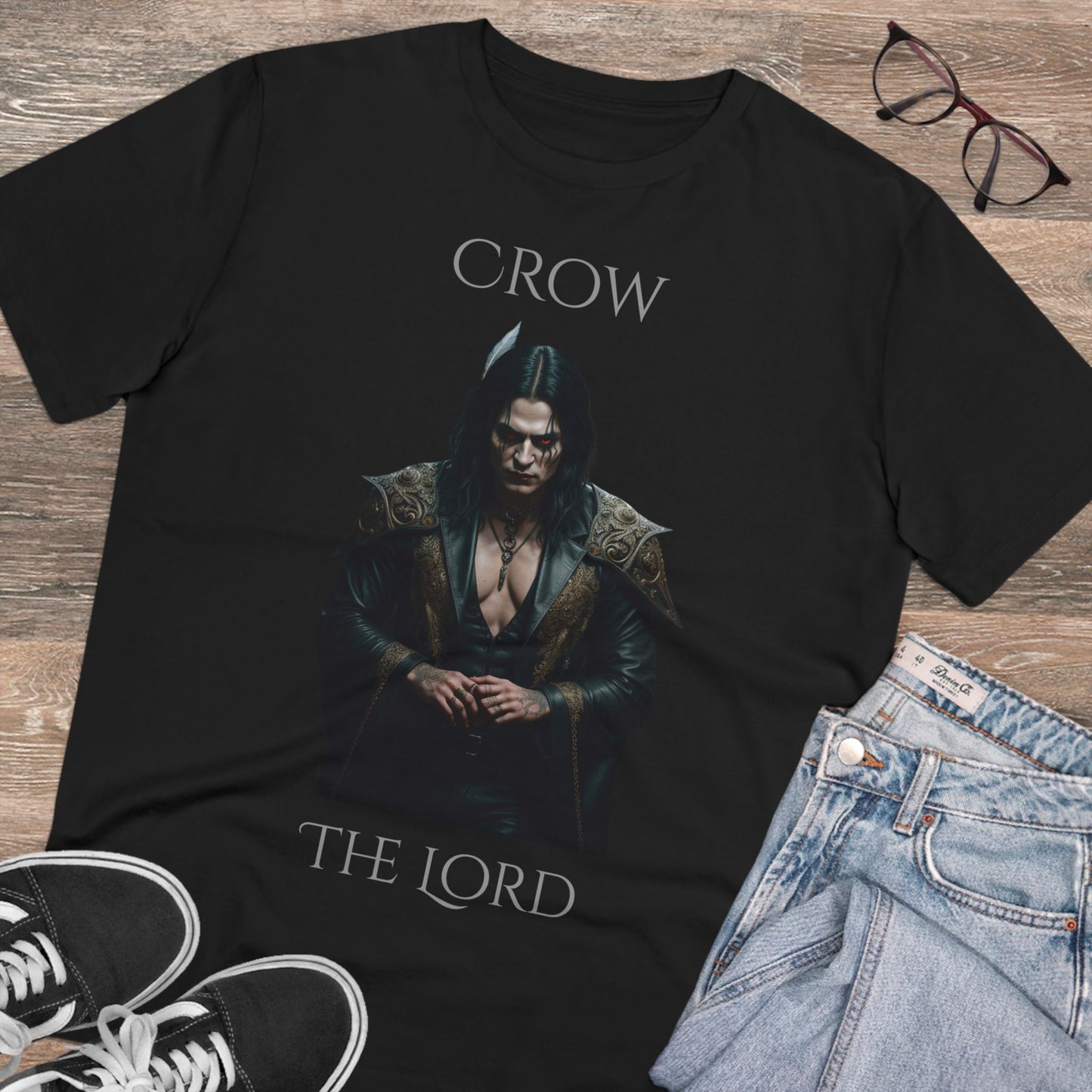 Dark Fantasy T-shirt's - The Crow - Organic Creator  - Unisex