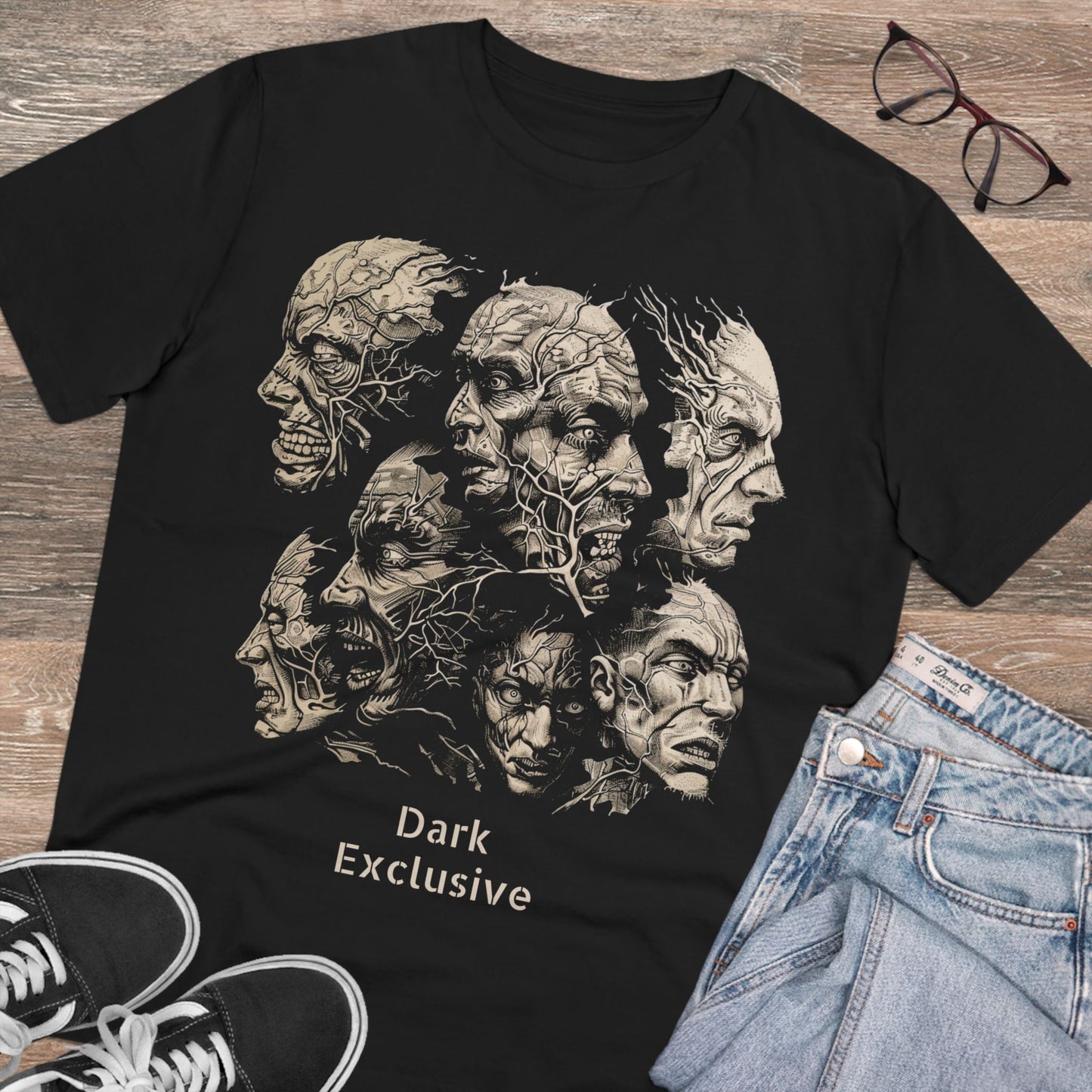 Dark T-shirt - Demons in my mind1 - Organic Creator - Unisex