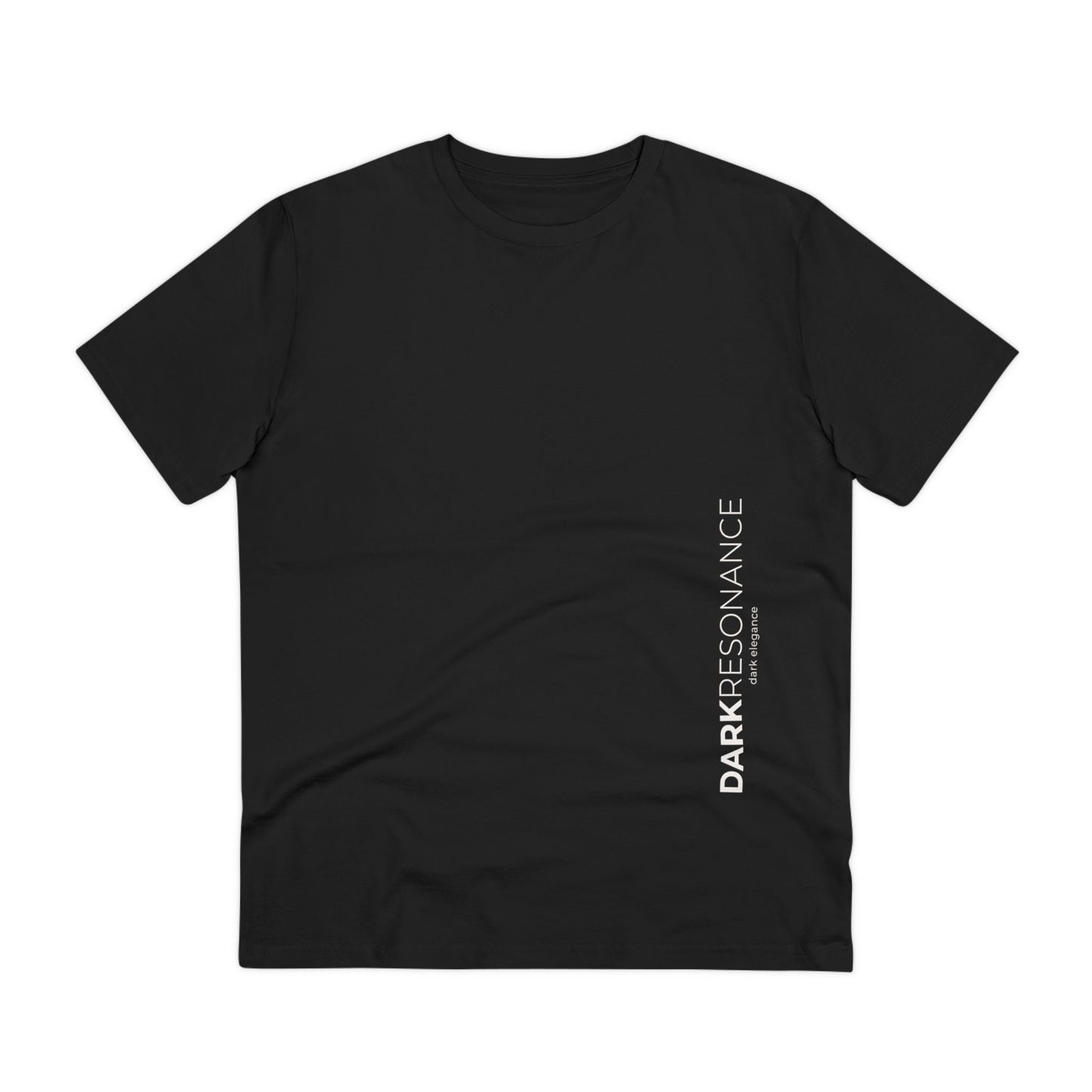 Dark elegance t-shirt  - DR logo - Organic Creator - Unisex